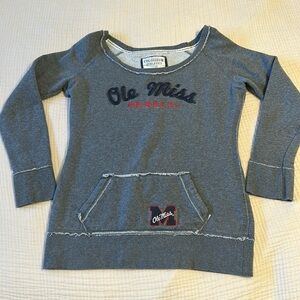 Ole Miss Boatneck Sweatshirt